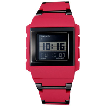 CASIO BABY-G系列 個性甜心時尚腕錶(紅)