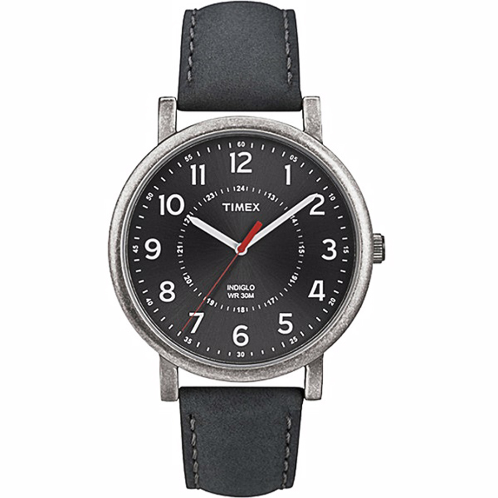 TIMEX 復刻系列潮流運動時尚腕錶-黑
