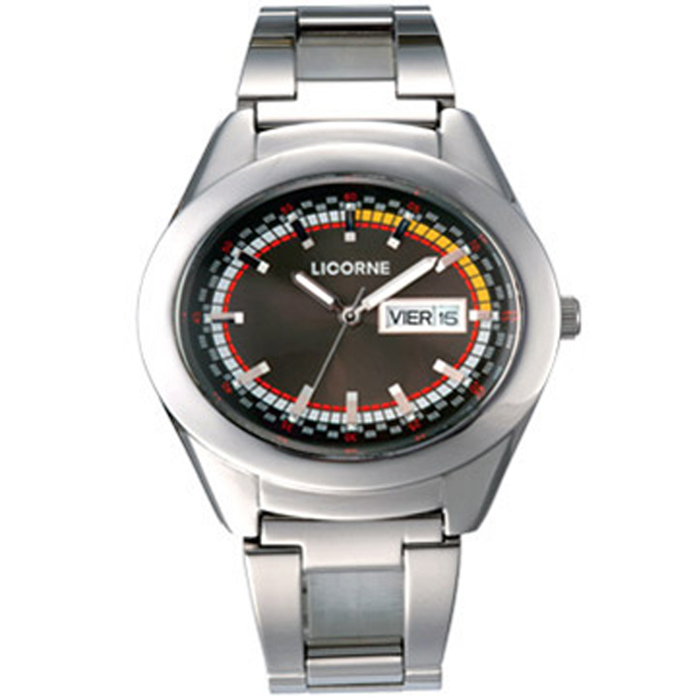 LICORNE 科技新色彩腕錶(金屬色)