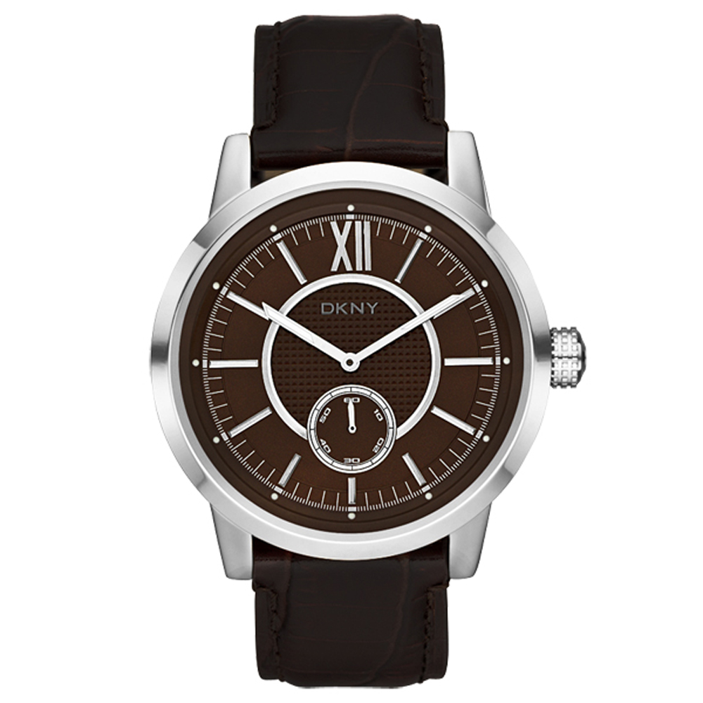 DKNY 摩登紐約時尚都會腕錶(咖啡)