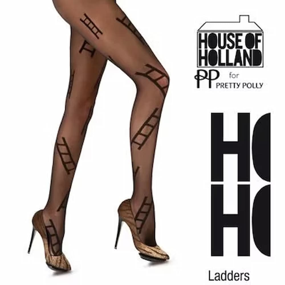 『摩達客』英國進口【House of Holland】時尚階梯彈性褲襪