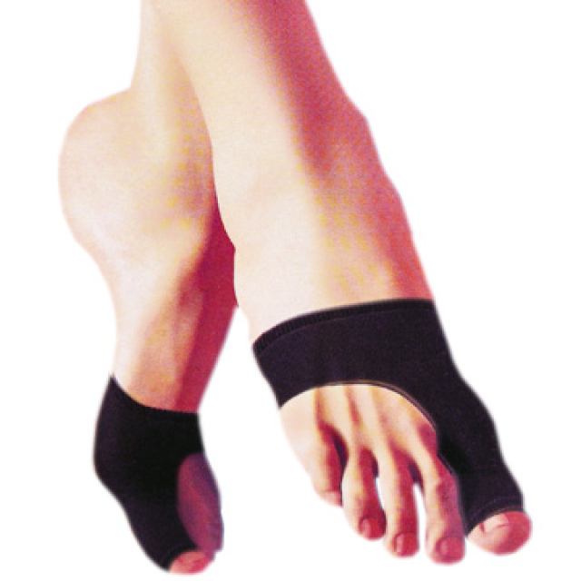 Aqnui 拇指外翻腳掌型保護套4個 (黑色)