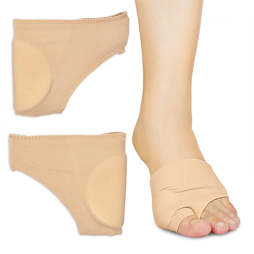 【Aqnui】拇指外翻凝膠腳掌型保護套(4個)
