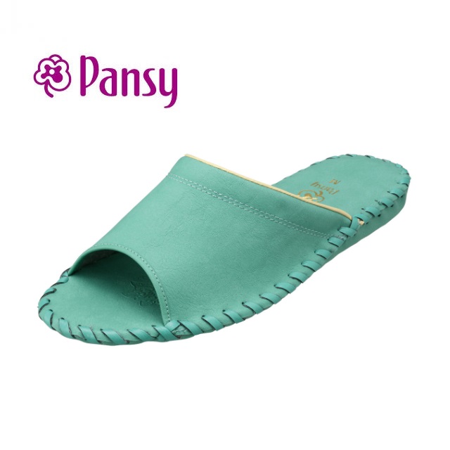 【Pansy】日本品牌室內女士拖鞋-綠色-9505