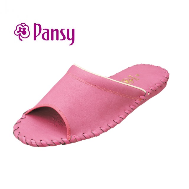 【Pansy】日本品牌室內女士拖鞋-粉色-9505