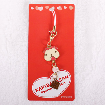 Kapibarasan 水豚君愛心系列巧克力吊飾