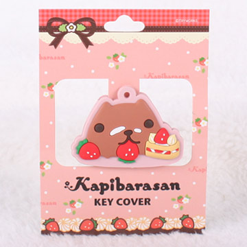 Kapibarasan 水豚君系列鑰匙圈套(粉/綠)