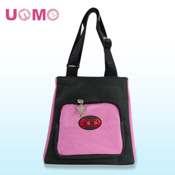 【UnMe】可愛輕巧餐袋﹧黑粉紅