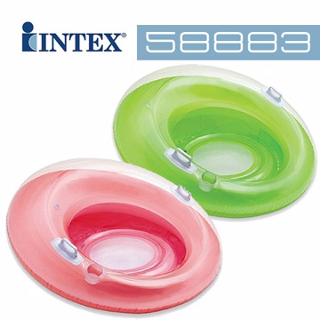 【INTEX】47吋把手充氣座圈椅-共兩色 (58883)