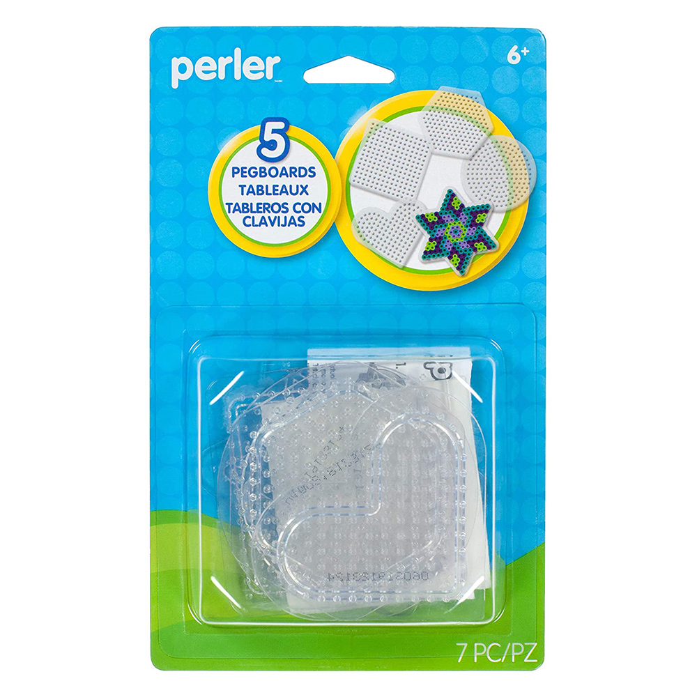 《Perler拼拼豆豆》五入透明小幾何模型板組合