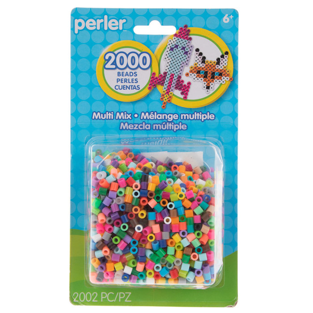 《Perler拼拼豆豆》2000顆拼豆補充盒-00綜合色系