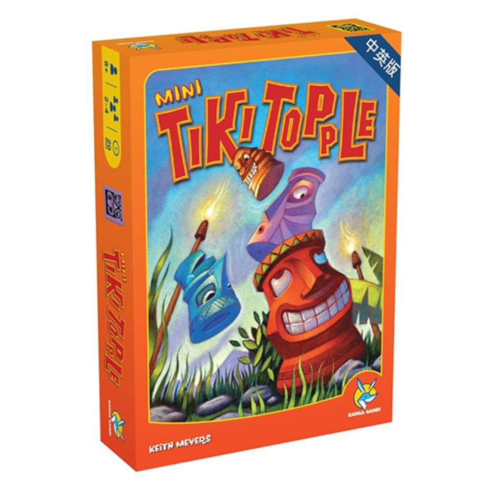 諾貝兒益智玩具 歐美桌遊 Tiki Topple Mini 推倒提基迷你版─中文版