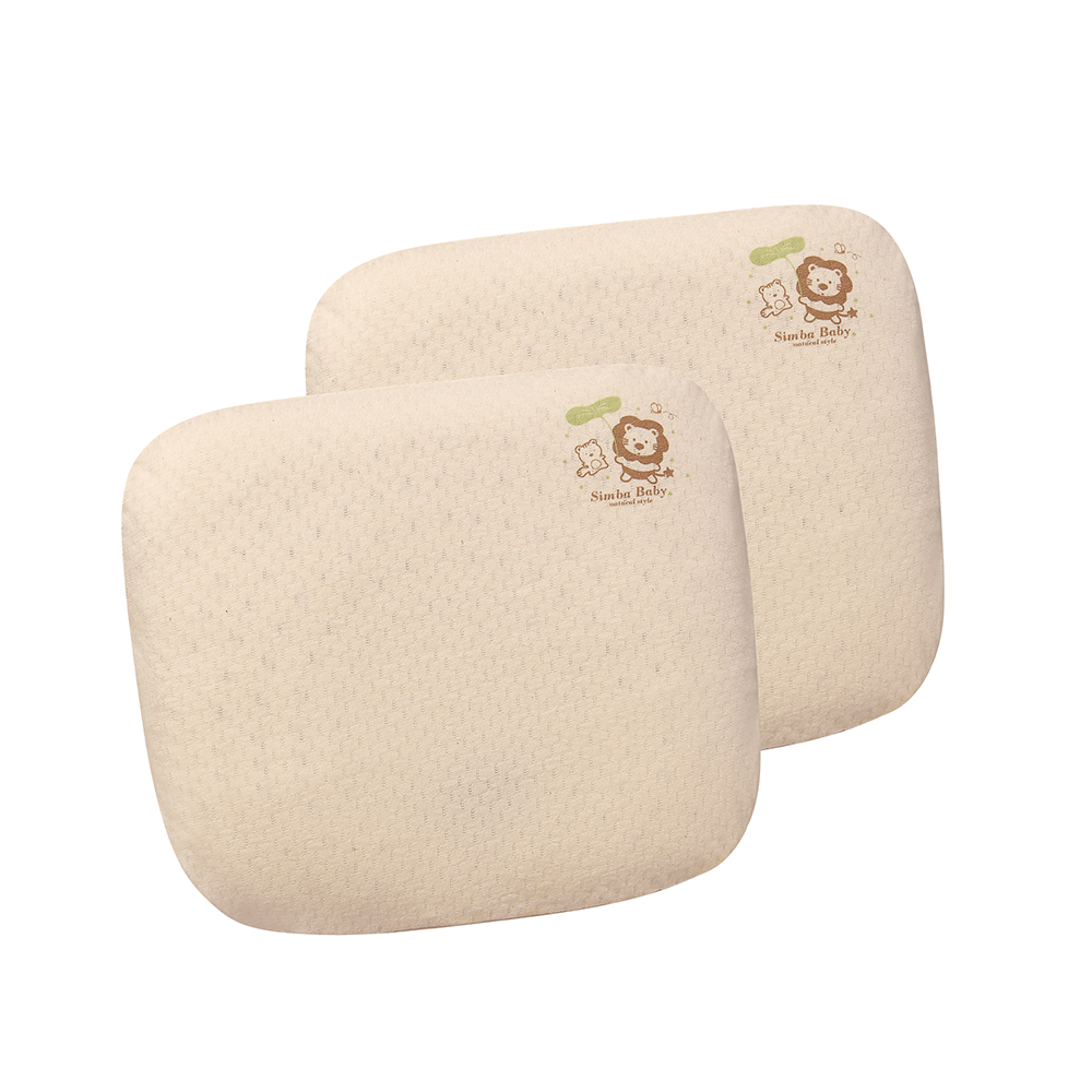 《小獅王辛巴》有機棉乳膠塑型枕2件組