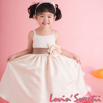 【Lovin` Sweetii】俏麗小公主童洋裝~粉紅~限量款