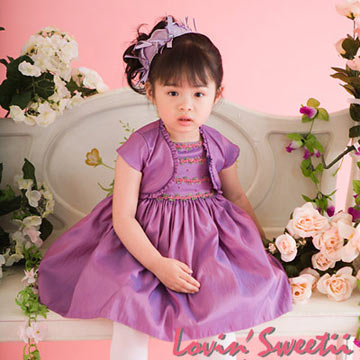 【Lovin` Sweetii】浪漫小公主童洋裝~紫色限量款