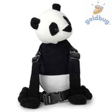 【GOLDBUG】2合1動物防走失背包 - 熊貓