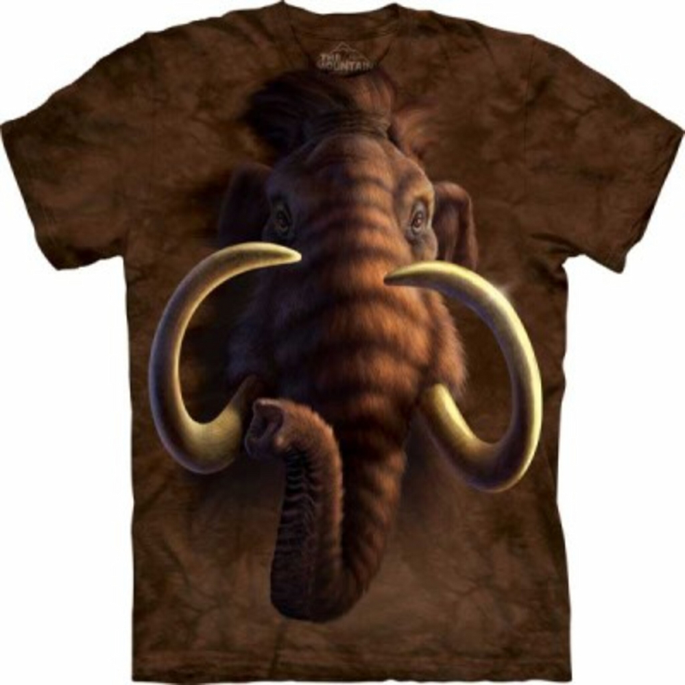 『摩達客』(現貨) 美國進口【The Mountain】自然純棉系列 長毛象頭 T恤