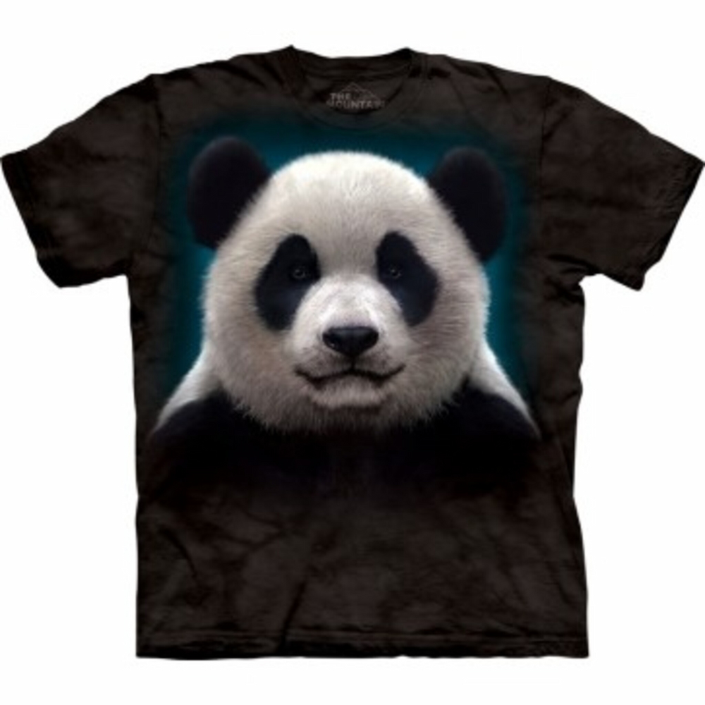『摩達客』(現貨) 美國進口【The Mountain】自然純棉系列 熊貓頭 T恤