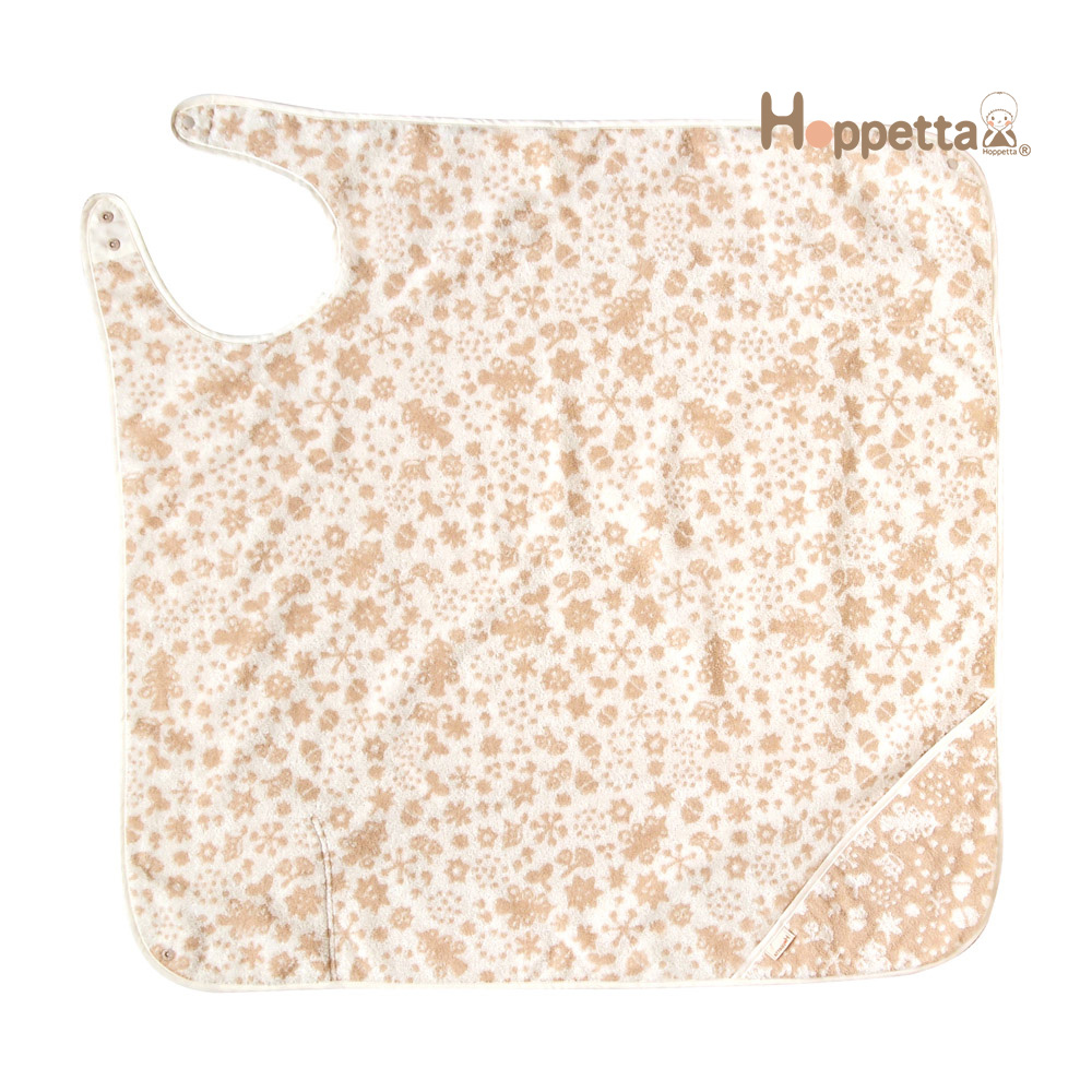 Hoppetta 有 機 棉 軟綿綿雪花浴巾圍裙