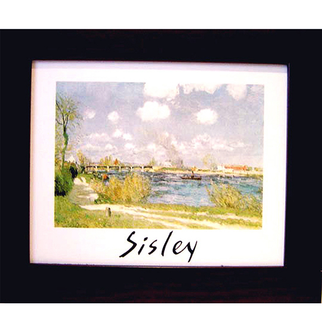 《閒情》Sisley風景畫