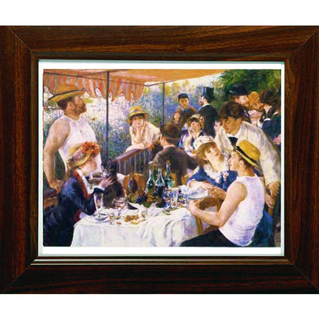 《船上的午宴》雷諾瓦名畫