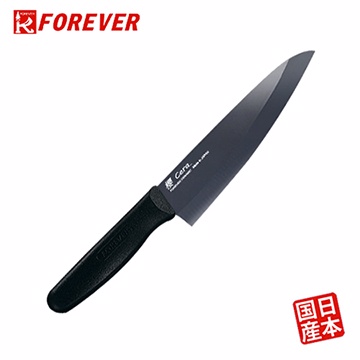 鋒愛華-櫻系列 滑性陶瓷刀16cm(黑)