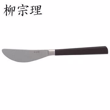 柳宗理- 樺木黑柄 21.5cm不銹鋼餐刀-W1-日本大師級商品