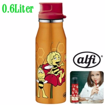 【德國 alfi 】炫水瓶-掀蓋式蜜蜂家族卡通瓶 600cc