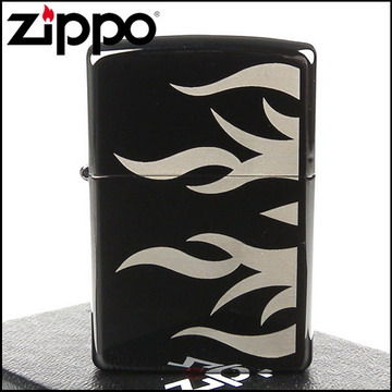 【ZIPPO】美系~Tattoo Flame-火焰雕刻雙面加工打火機