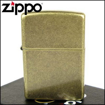 【ZIPPO】美系~Antique Brass-仿古鍍黃銅打火機