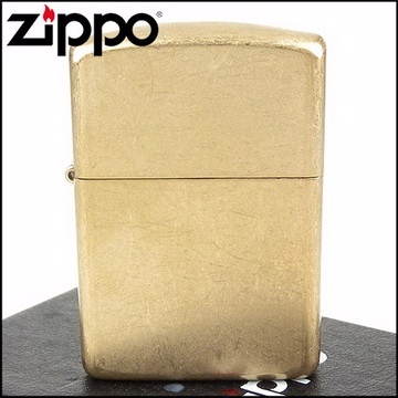 【ZIPPO】美系~Armor tumbled brass-裝甲厚殼磨砂銅