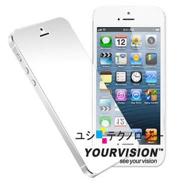 iPhone 5 高亮度鏡射螢幕保護貼 螢幕貼(一入)
