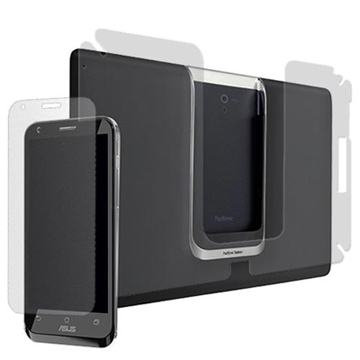 五合1完美套裝 ASUS PadFone 2 A68 (平板+手機)螢幕貼+機身背貼+鏡頭膜(贈布)