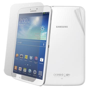 超值二合1(可選亮螢/霧螢) Samsung GALAXY Tab3 8.0 T3100 T3110 防刮螢幕貼+機身貼