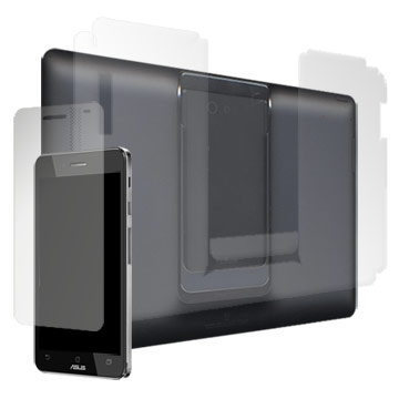 五合1完美套裝 ASUS PadFone Infinity A80 (平板+手機)螢幕貼+機身背貼+鏡頭膜(贈布)