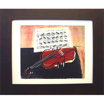 Raoul Dufy杜菲的畫~【紅色小提琴】