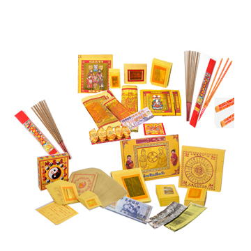 金發財 金 紙 過年簡單豪華套組含神明+祖先+地基主(金 紙)