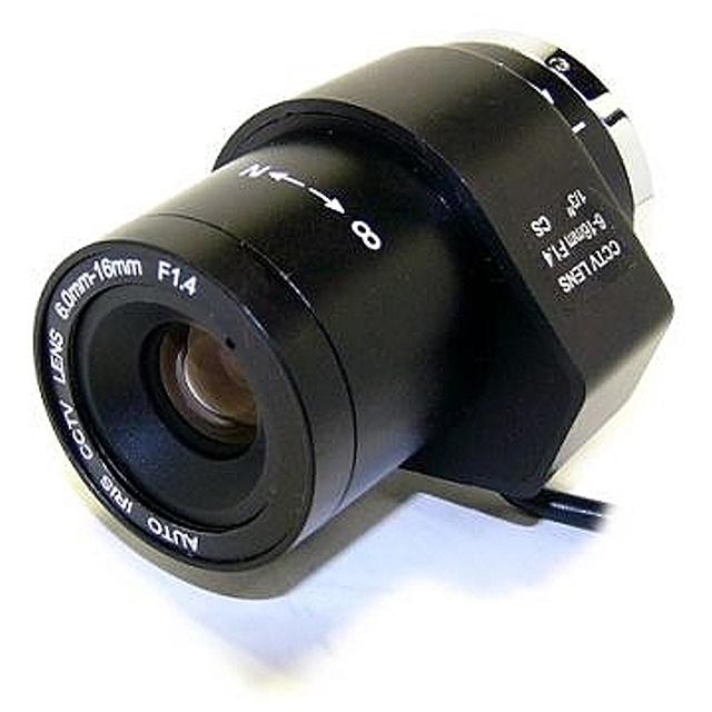 DC自動光圈6~16mm/F1.4變焦鏡頭