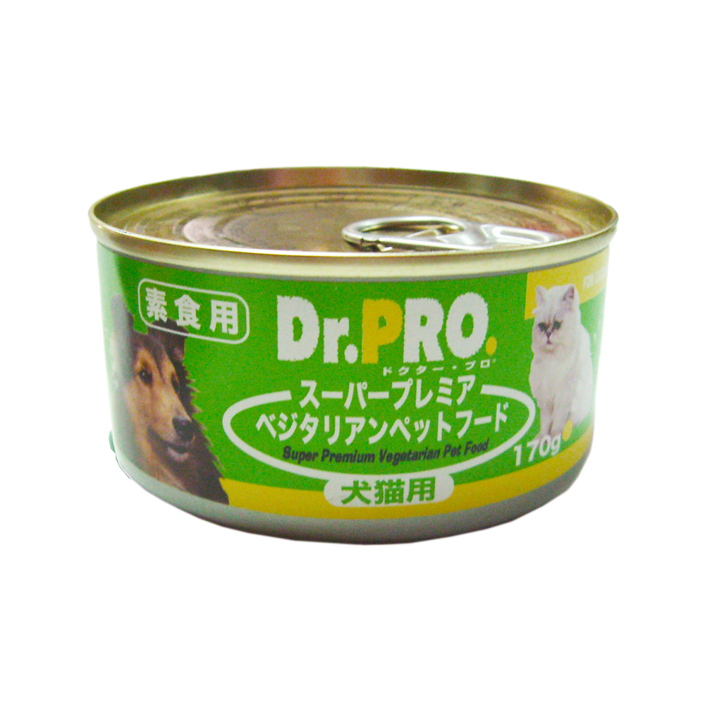 日本DR.PRO˙犬貓機能性健康素食罐頭【170gX48入】