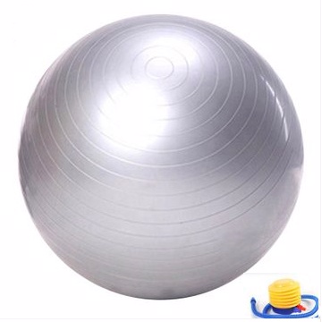 75CM 瑜珈球/抗力球/瑜伽健身球/銀色