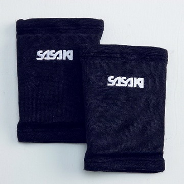 《Sasaki》透氣式青少年專業排球膝蓋保護用套(黑)/002619
