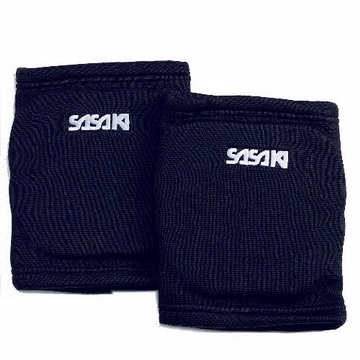 《Sasaki》透氣式成人專業排球膝蓋保護用套(黑)/002609
