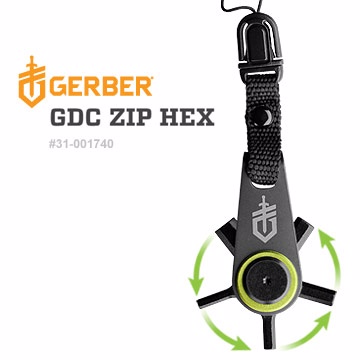 Gerber GDC Zip Hex 隨身攜帶六角螺絲起子工具組(# 31-001740)