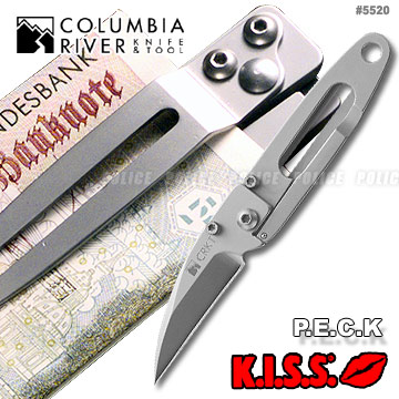 CRKT mini K.I.S.S. P.E.C.K.鈔票夾折刀(#5520)