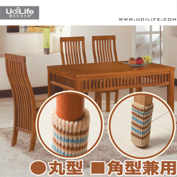 日式條紋長筒椅腳套-4枚入×12組
