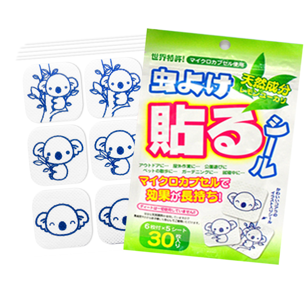 日本鈴木 防蚊貼片、防蚊貼－30片裝/1入