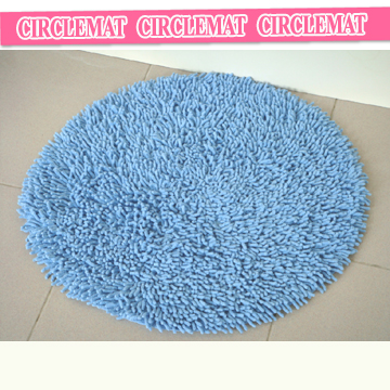 《純棉亮彩》超吸水圓形浴墊(土耳其藍)(60*60cm)