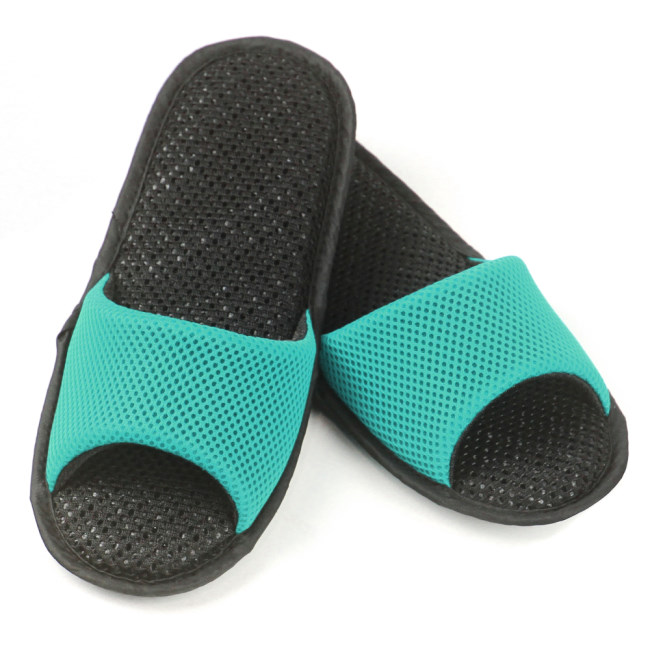 AC Rabbit 開口型低均壓氣墊拖鞋(馬卡龍色系)-湖水綠