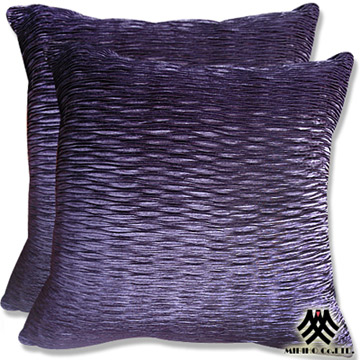 《M.B.H─緞彩紗璃》精緻抱枕(紫)(2入)