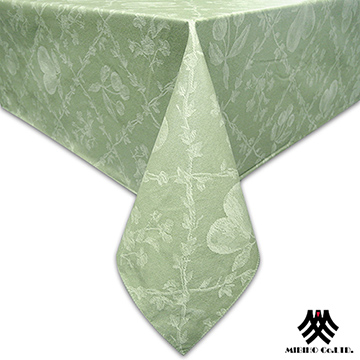 《M.B.H─水果花園》PVC防水桌巾(綠)(132x132cm)